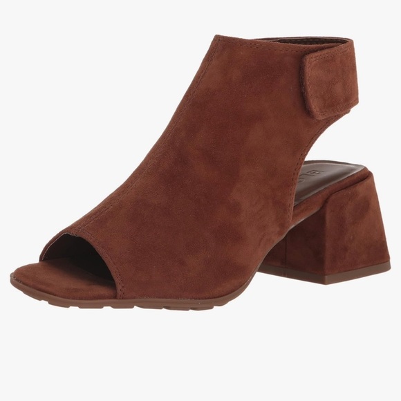 Blondo Maria Heeled Sandal Picante Kid Suede Brown - Picture 1 of 9